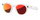 Oakley Sonnenbrille Meta Hstn 800204 (Glasfarbe: Prizm Ruby) warmes grau - 1 Brille mit Hartschalenetui